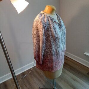 Zac &Rachel 1X Cheetah Peasant Top